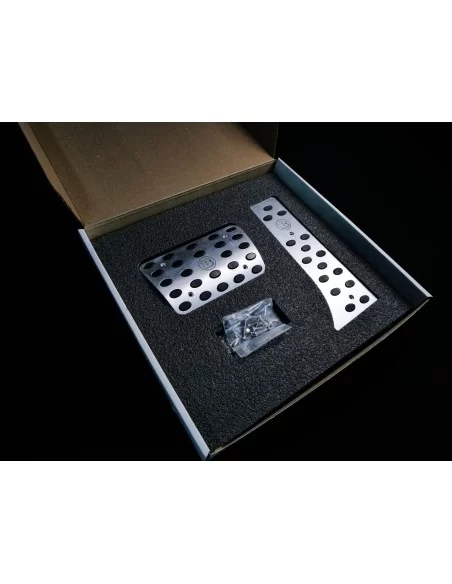  - Mercedes Benz - Aluminio GREY Brabus Pedal Pads para Mercedes-Benz W463A W464 Clase G - 4 - ¡Comprar Pedales Brabus de alumin