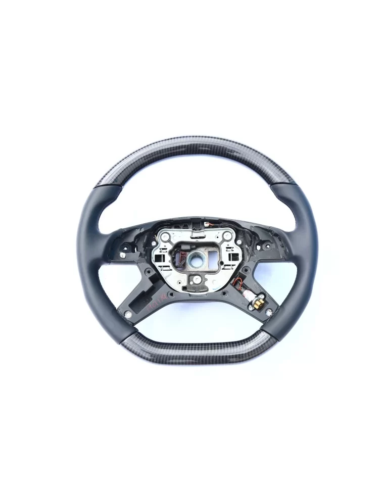  - Steering Wheels - Mercedes-Benz E-Class G-Class GL ML W166 X166 W463 Steering Wheel Carbon Leather - 1 - Upgrade your Mercede