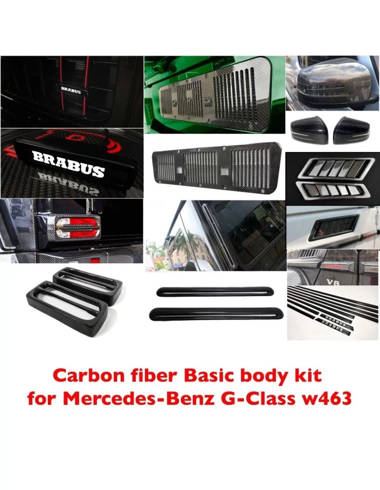  - Mercedes-Benz - Carbon fiber Basic body kit for Mercedes-Benz G-Class w463 - 1 - Buy the Carbon Fiber Basic Body Kit for Merc