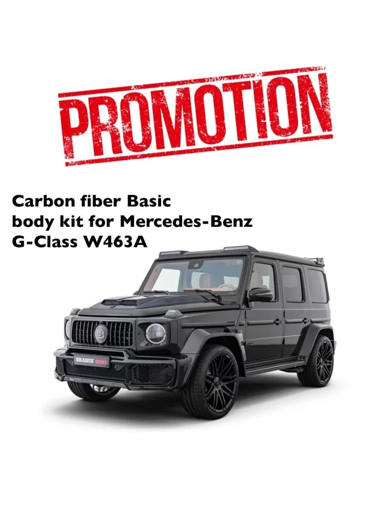  - Mercedes-Benz - Carbon fiber Basic body kit for Mercedes-Benz G-Class W463A - 1 - Enhance your Mercedes-Benz G-Class W463A wi