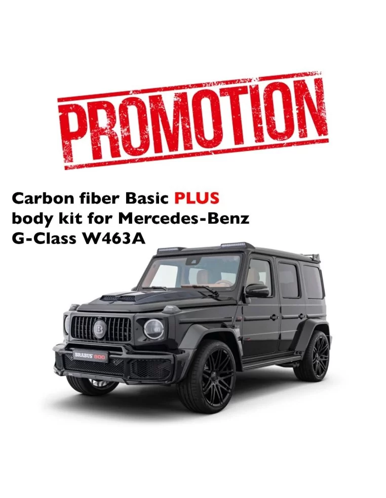  - Mercedes-Benz - Carbon fiber Basic PLUS body kit for Mercedes-Benz G-Class W463A W464 - 1 - Elevate your Mercedes-Benz G-Clas