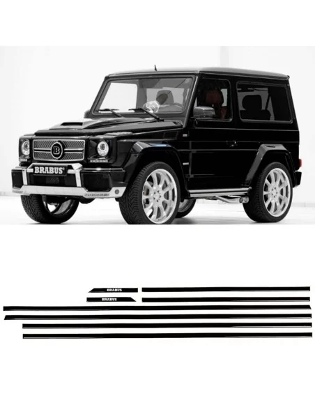  - Mercedes Benz - Listwy Brabus BLACK z czarnym połyskiem dla 3-drzwiowego SWB Mercedes-Benz W463 G-Class - 1 - Kup listwy Brab