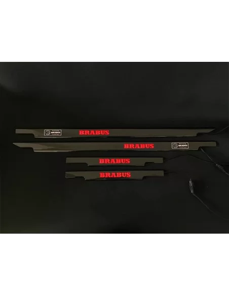  - Mercedes-Benz - Carbon fiber LED Illuminated RED Brabus Door Sills 4 pcs for Mercedes-Benz G W463 - 1 - Buy Carbon fiber LED 