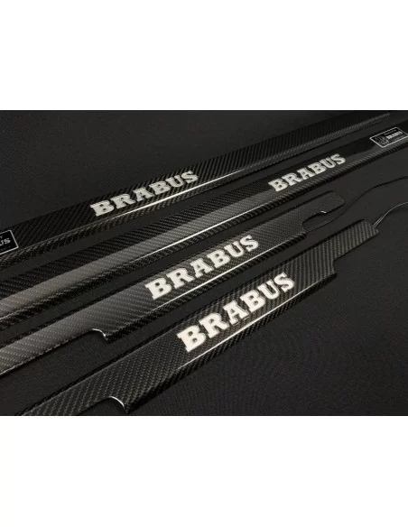  - Mercedes-Benz - Carbon fiber LED Illuminated RED Brabus Door Sills 4 pcs for Mercedes-Benz G W463 - 2 - Buy Carbon fiber LED 