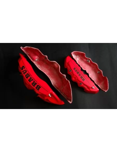  - Mercedes-Benz - Fiberglass red Brabus Carbon Ceramic brake caliper covers for Mercedes-Benz G-Class W463 - 6 - Buy Fiberglass