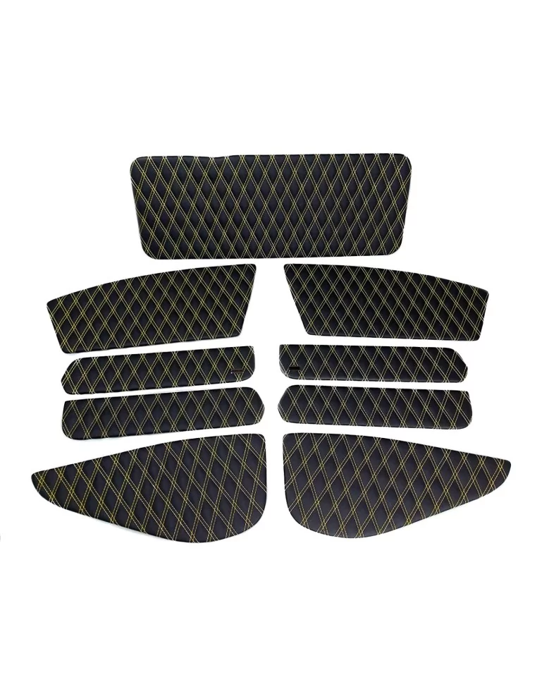  - Mercedes-Benz - Eco leather interior inserts trim with brabus badges for door panels mercedes-benz w463 - 1 - Buy eco leather