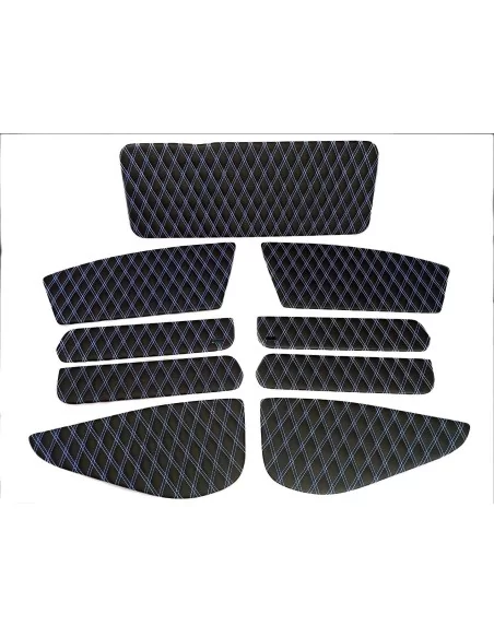  - Mercedes-Benz - Eco leather interior inserts trim with brabus badges for door panels mercedes-benz w463 - 5 - Buy eco leather