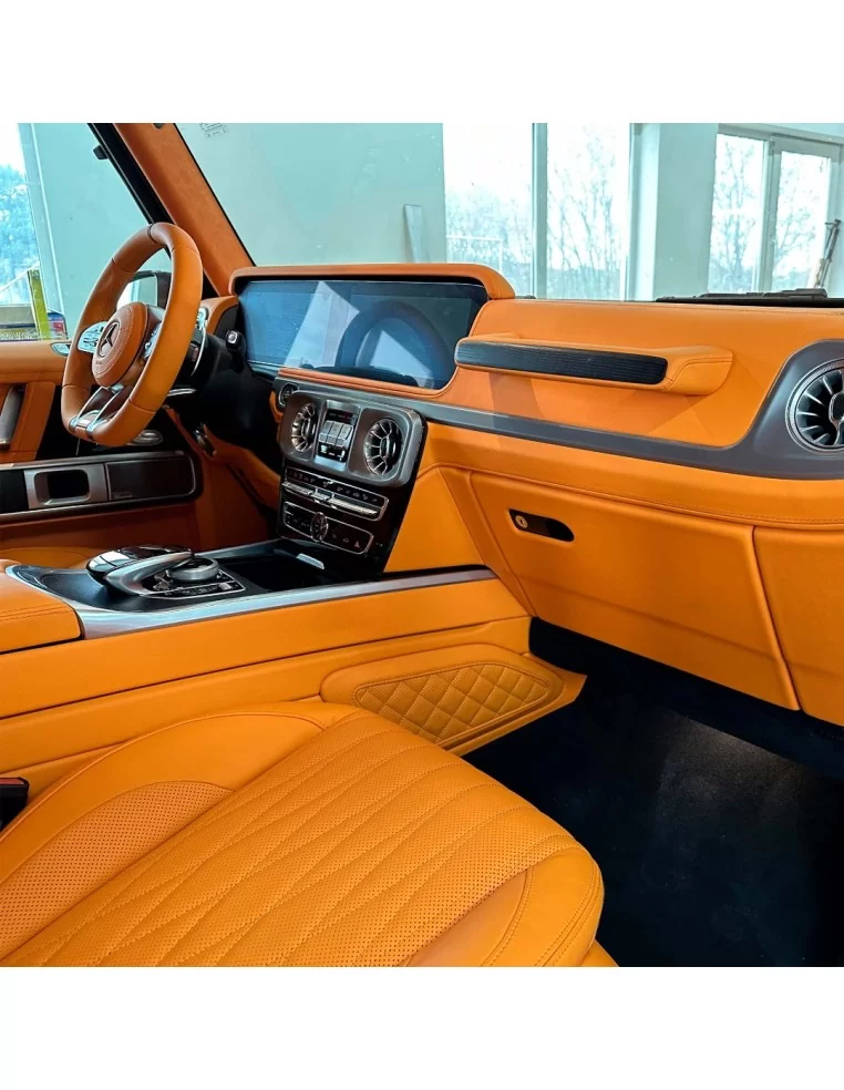  - Lenkräder - Brabus orange Innenraumverkleidung für Mercedes Benz W463A G-Klasse G-Wagon - 1 - Brabus Orange Innenraumverkleid