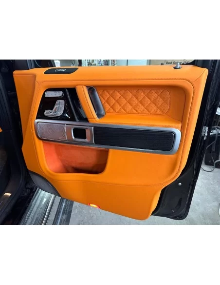  - Volante - Brabus arancione Rivestimento interno rigenerato per Mercedes Benz W463A Classe G Wagon - 2 - Acquista i rivestimen