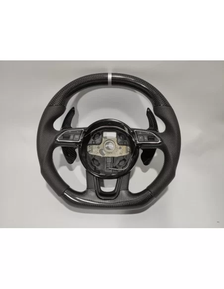  - Steering Wheels - 奥迪 A4 A3 A5 Q3 Q5 碳纤维真皮方向盘 - 1 - 奥迪 A4 A3 A5 Q3 Q5 碳纤维真皮方向盘出售！Tuneverse™ 提供优质碳纤维部件。快速发货✈️ 附带保修❗️