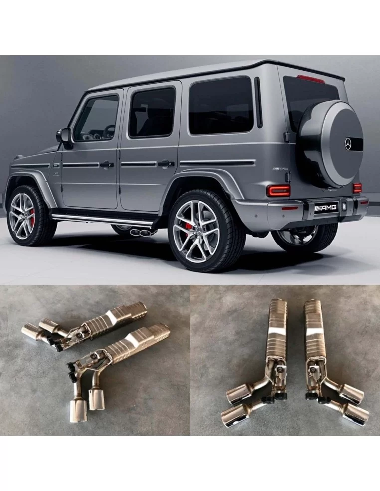  - Mercedes Benz - AMG Abgasanlage für Mercedes-Benz G63 AMG G500 BRABUS W463A W464 2018-2022 - 1 - Verwandeln Sie Ihren G63 AMG