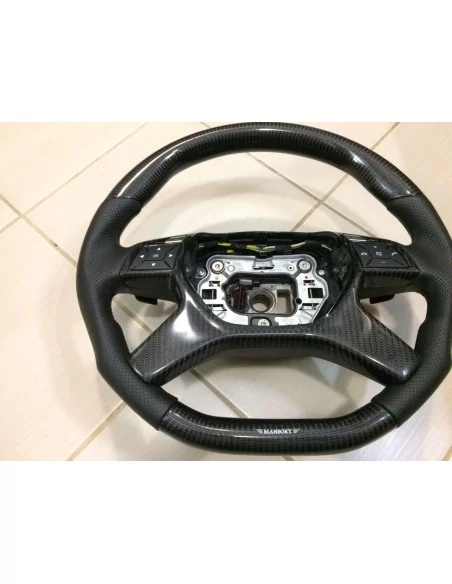  - Steering Wheels - Mercedes-Benz E-Class G-Class GL-Class ML-CLass W166 X166 W463 Кермо з карбонової шкіри - 2 - Оновіть свій 