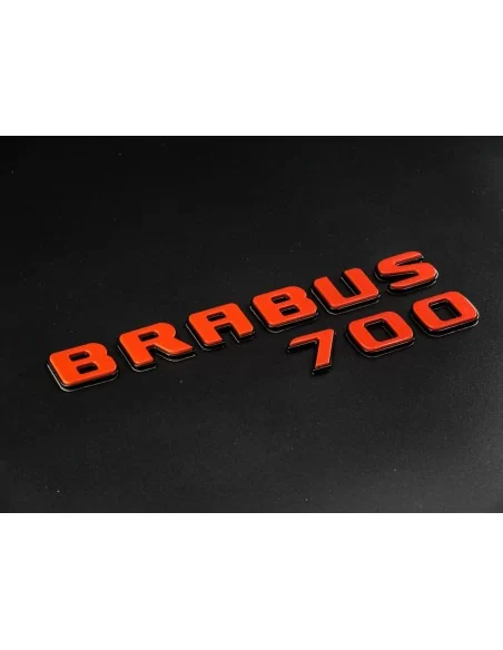  - Logos & Emblems - Brabus 700 emblem logo ORANGE metallic for Mercedes-Benz W463A W464 G-Class - 4 - Enhance your Mercedes-Ben