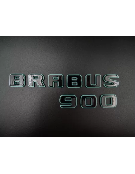  - logo & Emblems - Set di stemmi Brabus 900 Tiffany metallizzati con emblemi neri per Mercedes-Benz Classe G w463a w464 - 2 - V