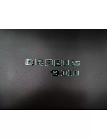  - logo & Emblems - Juego de emblemas Brabus 900 Tiffany metalizados con emblemas negros para Mercedes-Benz Clase G w463a w464 -