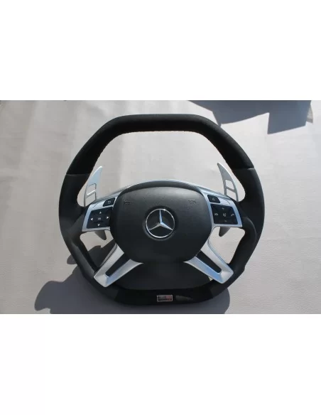  - Steering Wheels - 梅赛德斯-奔驰 E 级 G 级 GL 级 ML 级 W166 X166 W463 皮革阿尔坎塔拉方向盘 - 1 - 在 Tuneverse 购买梅赛德斯-奔驰 E 级 G 级 GL 级 ML 级 W166 X166