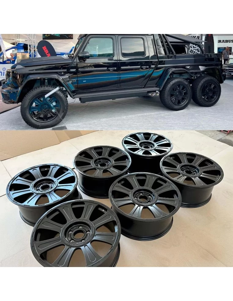  - Mercedes Benz - Set di cerchi BRABUS da 22 pollici Monoblock HD per Mercedes-Benz W463A 6x6 G-Wagon - 1 - Elevate la vostra M