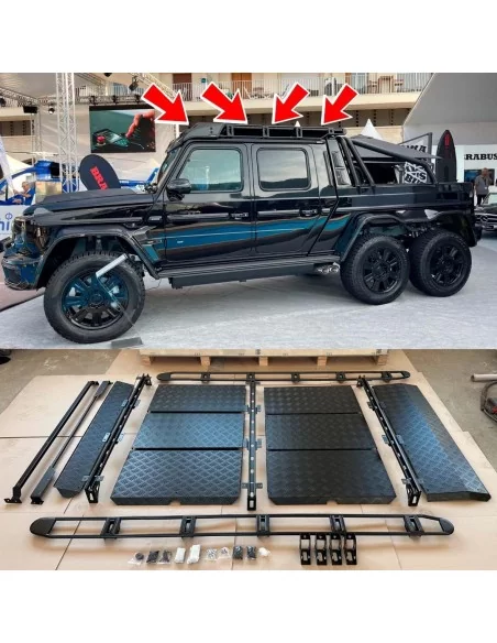  - Mercedes-Benz G-Class 2018+ (W463A) XLP 900 6x6 - Metalic roof rack for Mercedes-Benz W463A 6x6 G-Wagon - 1 - Metalic roof ra