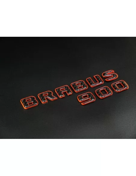  - Logos & Emblems - Brabus 900 orange with carbon emblem for Mercedes-Benz W463A - 3 - Upgrade your Mercedes-Benz W463A with th