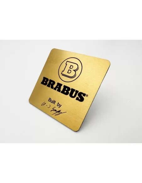  - logo & Emblems - Metall Brabus Motorraum Emblem Plakette Aufkleber für Mercedes-Benz W463 - 2 - Veredeln Sie Ihren Mercedes-B