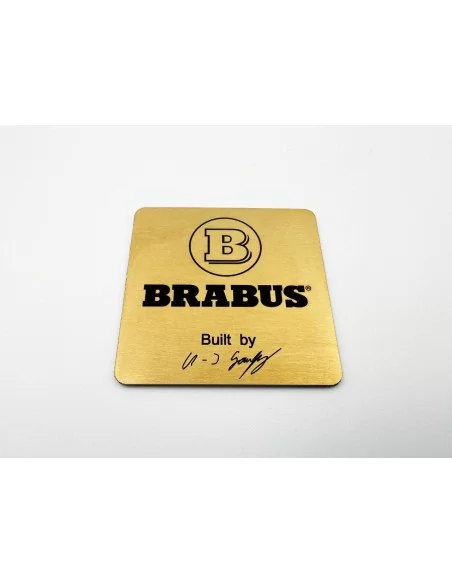  - logo & Emblems - Metall Brabus Motorraum Emblem Plakette Aufkleber für Mercedes-Benz W463 - 3 - Veredeln Sie Ihren Mercedes-B