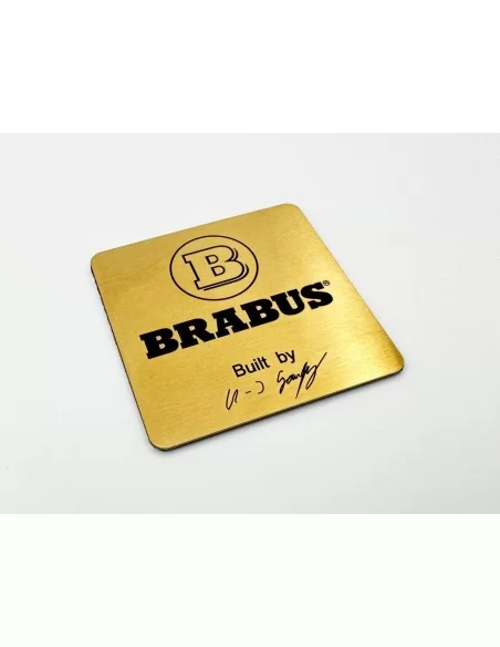  - logo & Emblems - Metall Brabus Motorraum Emblem Plakette Aufkleber für Mercedes-Benz W463 - 4 - Veredeln Sie Ihren Mercedes-B