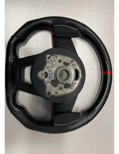  - Steering Wheels - 定制奥迪 S5 方向盘，碳纤维和红色零点装饰 - 3 - 定制奥迪 S5 方向盘，采用碳纤维和醒目的红色零点，为您的座驾升级。立即订购，体验独一无二的触感！✉️✨