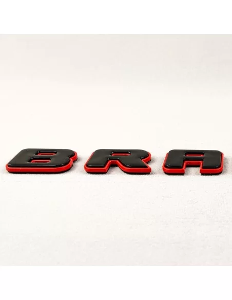  - logo & Emblems - Distintivi posteriori Brabus 800 emblema rosso con logo nero per Mercedes-Benz Classe G W463A - 7 - Aggiorna