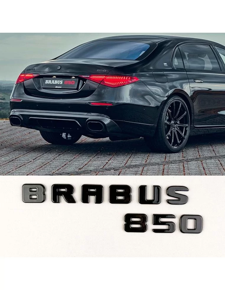  - logo & Emblems - Heckabzeichen Brabus 850 Emblem für W223 Mercedes-Benz S-Klasse - 1 - Kaufen Sie das Brabus 850 Tail Badges 