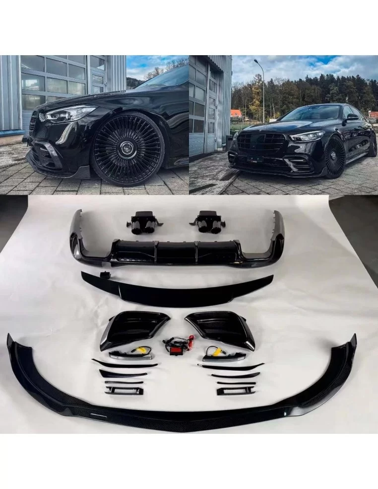  - Mercedes Benz - Carbon Brabus Exterieur Bodykit für Mercedes-benz S-Klasse W223 Amg - 1 - Kaufen Sie den Carbon Brabus Bodyki