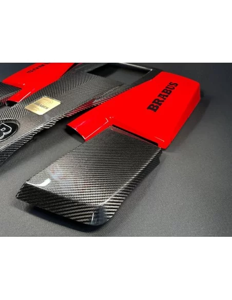  - Mercedes-Benz - Carbon fiber AMG engine cover with Red Brabus air filter for Mercedes G-Wagon W463 G63 - 3 - Buy the Carbon A