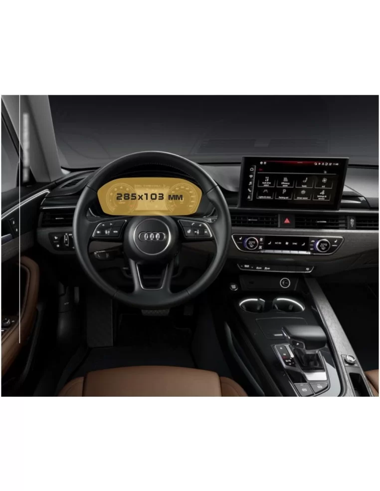  - AUDI - Audi A5 (F5) Facelift 2019 - Obecny cyfrowy prędkościomierz Audi Virtual Cockpit 12,3" ExtraShield Screeen Protector -