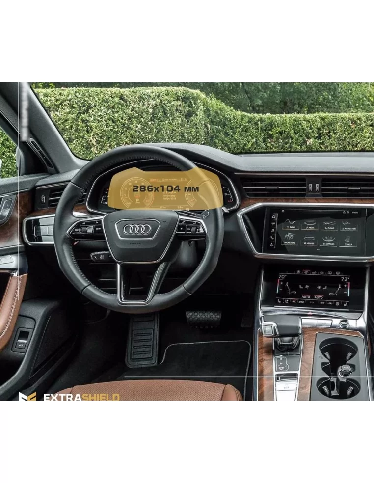  - AUDI - Audi A6 (x8) 2018 - Present Digital Speedometer Audi Virtual Cockpit 12,3" ExtraShield Screeen Protector - 1 - Protect