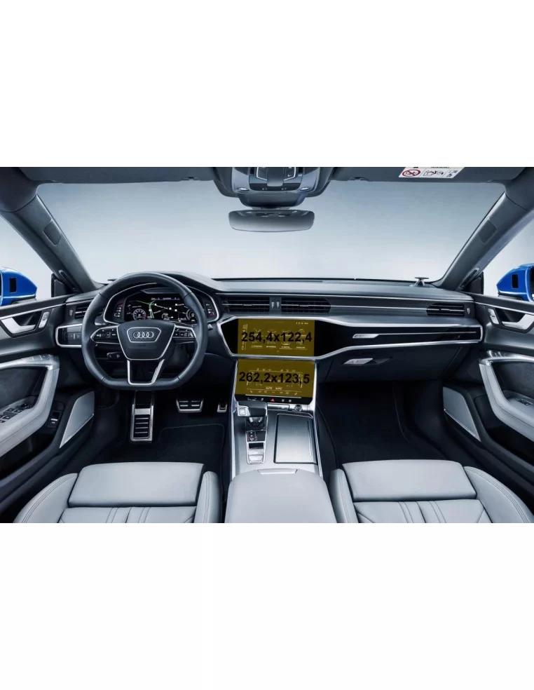  - AUDI - Audi A7 II (4K) 2017 - Present Multimedia + Climate-Control 10,2-8,6" ExtraShield Screeen Protector - 1 - Protect your