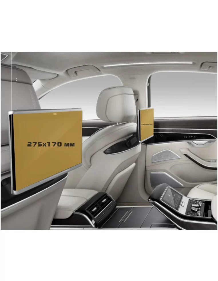  - AUDI - 奥迪 A8 (D5) 2022 - 目前乘客监视器（2 件）ExtraShield 行驶记录仪保护器 - 1 - 使用我们的 ExtraShield 屏幕保护贴（2 件）保护您的奥迪 A8 (D5) 副驾驶显示器，确保清晰可见和持久耐用