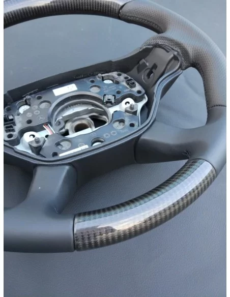  - Steering Wheels - Mercedes-Benz S-Class W221 Steering Wheel Carbon Leather - 4 - Enhance your driving experience with the Mer