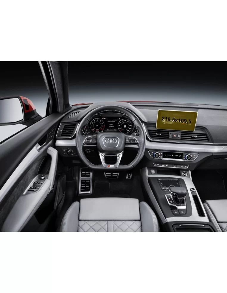  - AUDI - Audi Q5 II (FY) Facelift 2019 - Gegenwart Multimedia MMI 8,3" ExtraShield Screeen Protector - 1 - MMI 8.3" ExtraShield