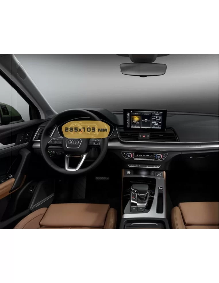  - AUDI - Audi Q5 II (FY) 2021 2020 - Obecny cyfrowy prędkościomierz Audi Virtual Cockpit 8,3" ExtraShield Screeen Protector - 1