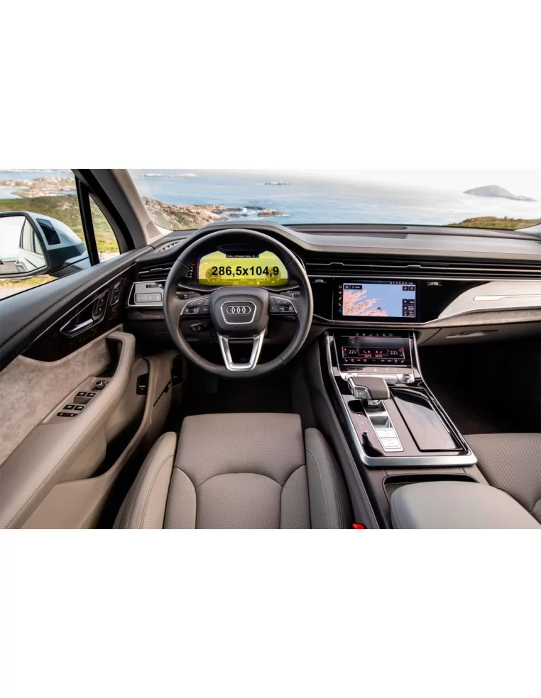  - AUDI - Audi Q7 II (4M) Facelift 2019- Presente tachimetro digitale Virtual Cockpit 12,3" ExtraShield Screeen Protect - 1 - Ac