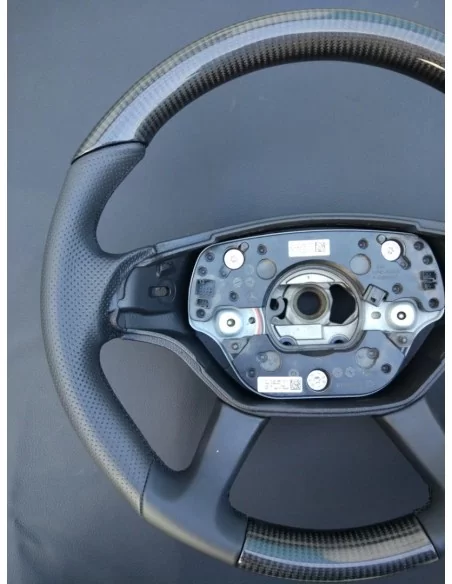  - Steering Wheels - 奔驰 S 级 W221 碳皮方向盘 - 6 - 使用梅赛德斯-奔驰 S 级 W221 碳纤维真皮方向盘，提升您的驾驶体验。豪华与性能的完美融合！✉️✏️