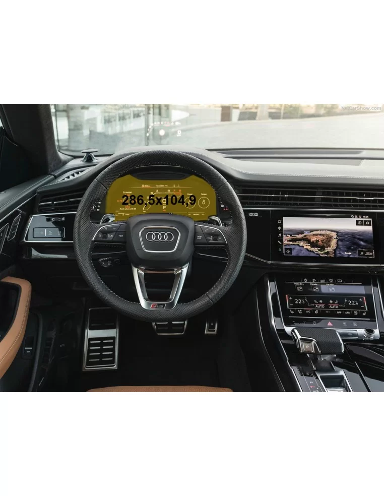  - AUDI - Audi Q8 (4MN) 2018 - Present Digital Speedometer Audi Virtual Cockpit 12,3" ExtraShield Screeen Protector - 1 - Buy Au