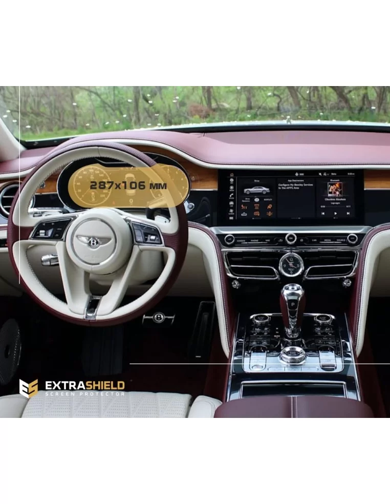  - BENTLEY - Bentley Flying Spur 2019 - Present Digital Speedometer ExtraShield Screeen Protector - 1 - Buy Bentley Flying Spur 