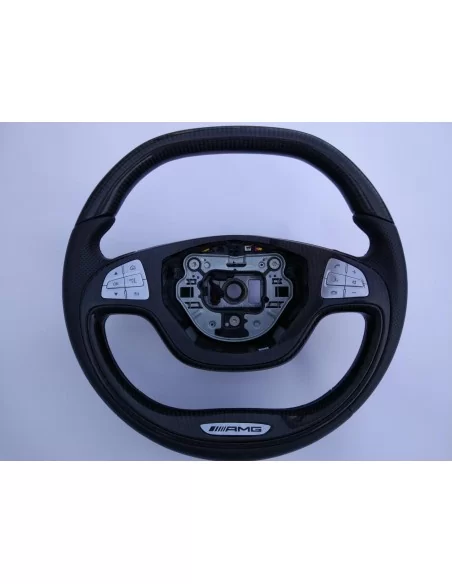  - Steering Wheels - 奔驰 S 级 W222 碳皮方向盘 - 1 - 梅赛德斯-奔驰 S 级 W222 碳纤维真皮方向盘将优雅与运动性能完美结合，为您的座驾升级！✉️✒️