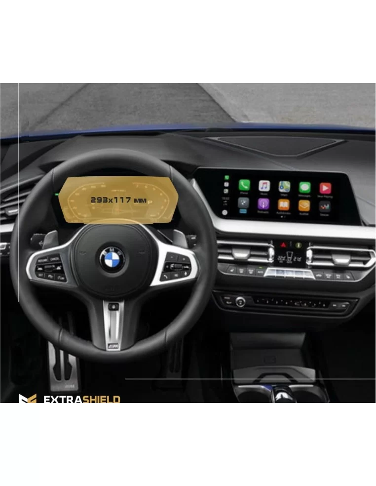  - BMW - BMW serii 1 (F40) 2019 - obecny cyfrowy prędkościomierz BMW Live Cockpit Professional 10,25" ExtraShield Screeen Protec