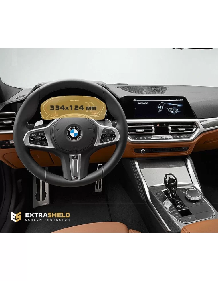  - BMW - BMW 4 Series (G22) 2020 - Present Digital Speedometer (without sensor) 12,3" ExtraShield Screeen Protector - 1 - Order 