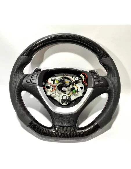  - Steering Wheels - 宝马 E70 E71 X5 X6 方向盘碳纤维皮革 M 套件 - 1 - 从 Tuneverse 购买宝马 E70 E71 X5 X6 方向盘碳纤维皮革 M 包！立即改变您的驾驶体验！✔️