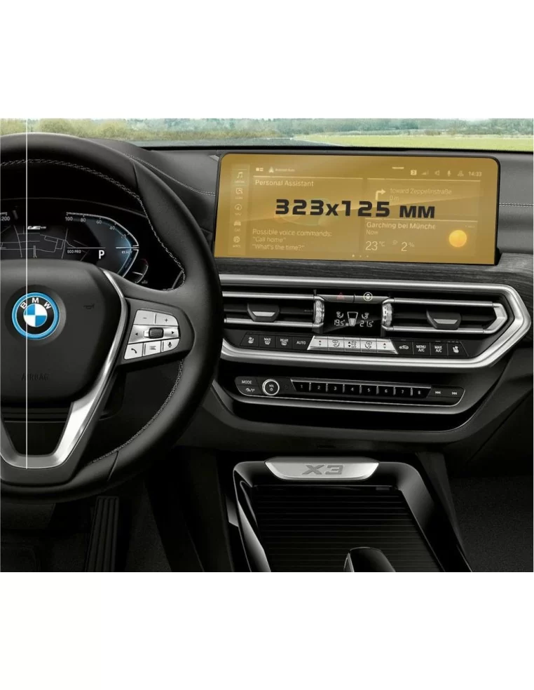  - BMW - BMW X3 (G01) 2021 - Attuale Multimedia 12,3" ExtraShield Screeen Protector - 1 - Acquista la pellicola protettiva multi