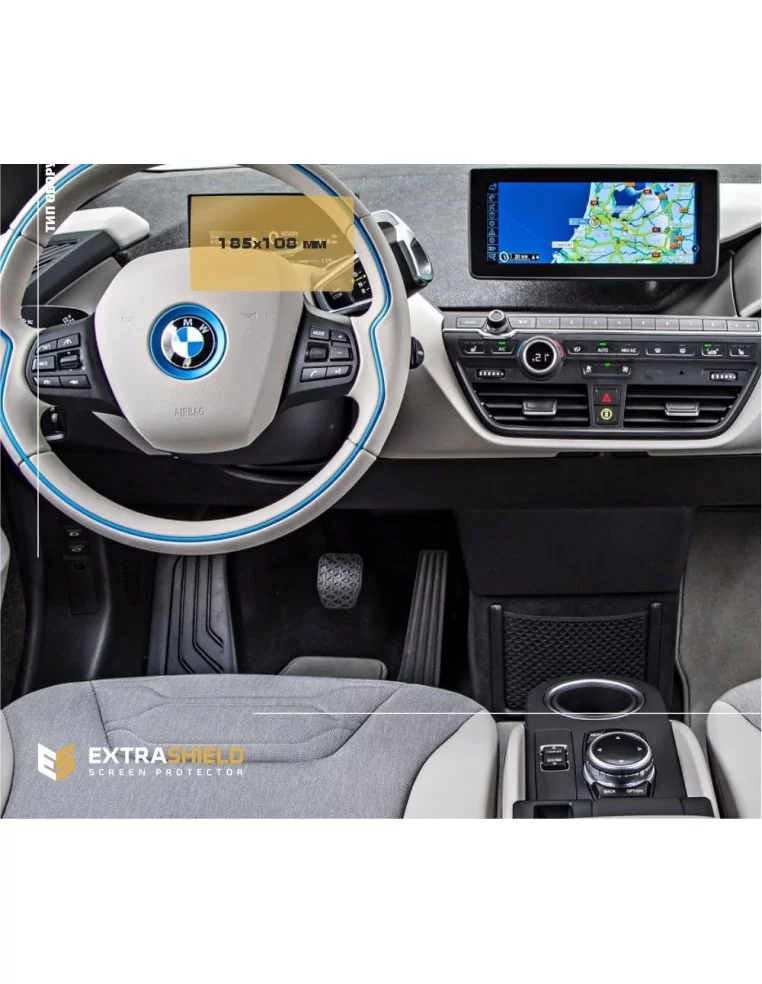  - i-Series - BMW i3 2013 - 2020 Tachimetro digitale ExtraShield Screeen Protector - 1 - Acquista la protezione dello schermo Ex