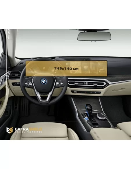  - i-Series - BMW i4 2022 - Present BMW Live Cockpit Plus with curved display BMW ExtraShield Screeen Protector - 1 - Buy BMW i4