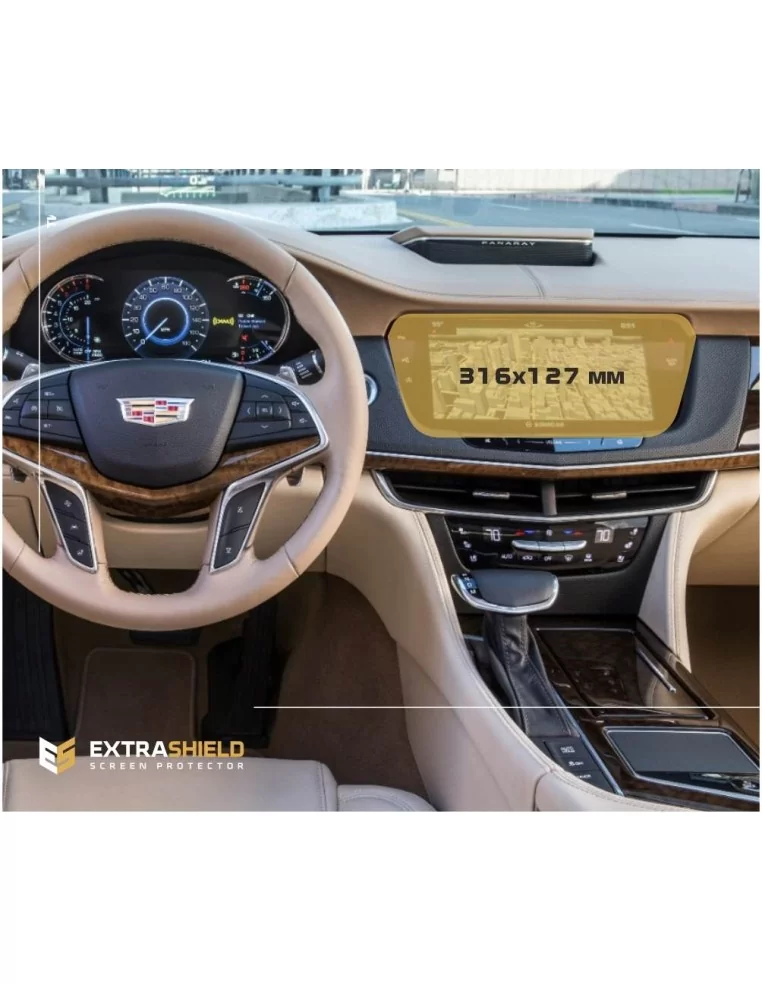  - CADILLAC - 凯迪拉克 CT6 2015 - 2019 多媒 体 8" ExtraShield Screeen 保护器 - 1 - 在 Tuneverse 购买凯迪拉克 CT6（2015-2019）多媒体 8" ExtraShield 屏幕保